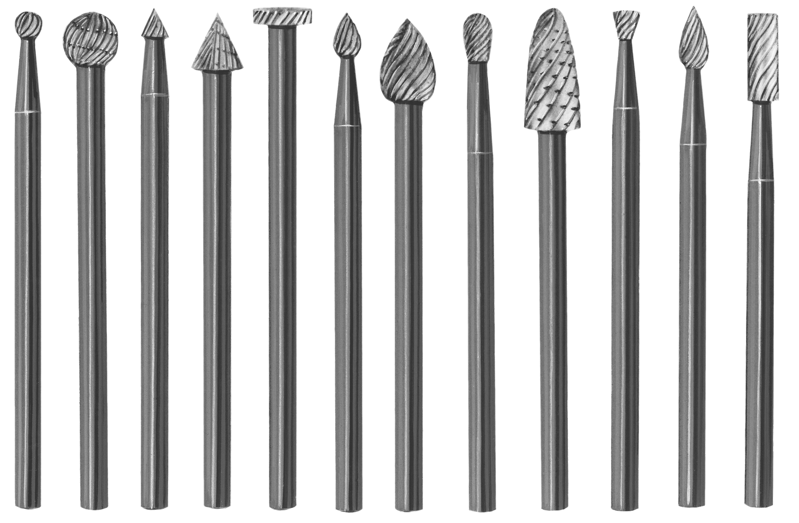 Lab Mills - 3/32 inch Shank Precision Tools